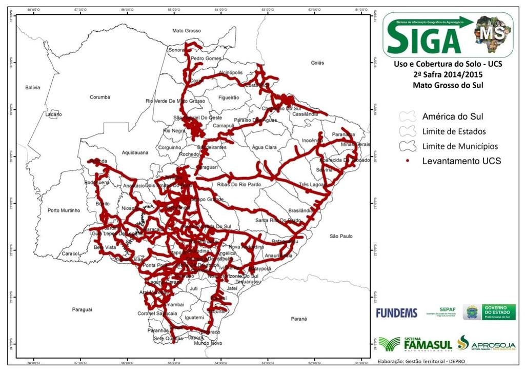 Entre os dias 18 de maio e 3 de junho, as regiões supracitadas foram percorridas, sendo coletados, ao todo, cerca de 12.