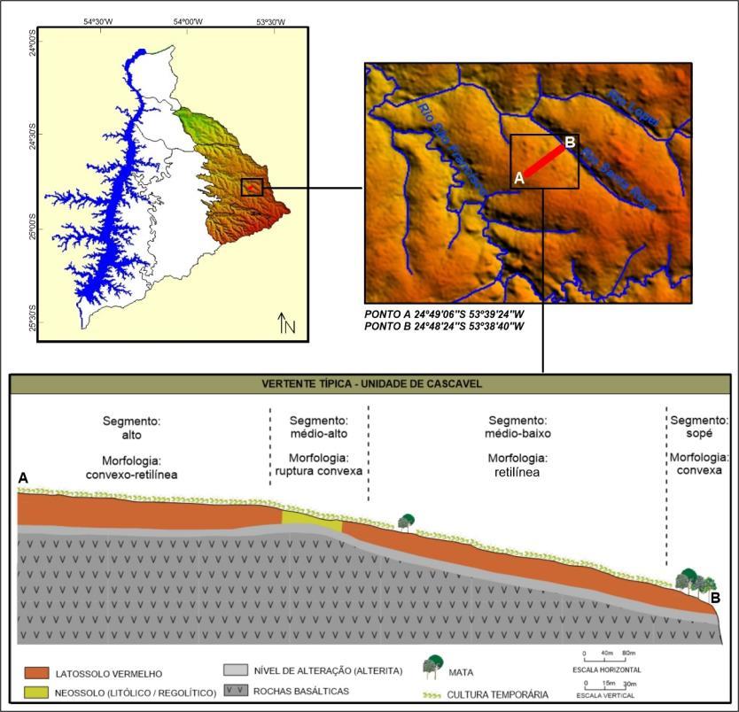 61 nas suas características morfopedológicas (declividade, morfologia das vertentes e solos).