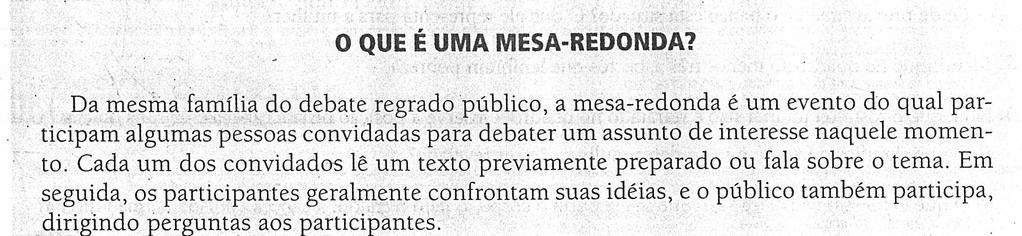 80 O projeto final é a realização de uma mesa