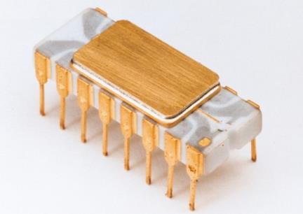 Microprocessador 4 bits 108 KHertz 2300 transistores