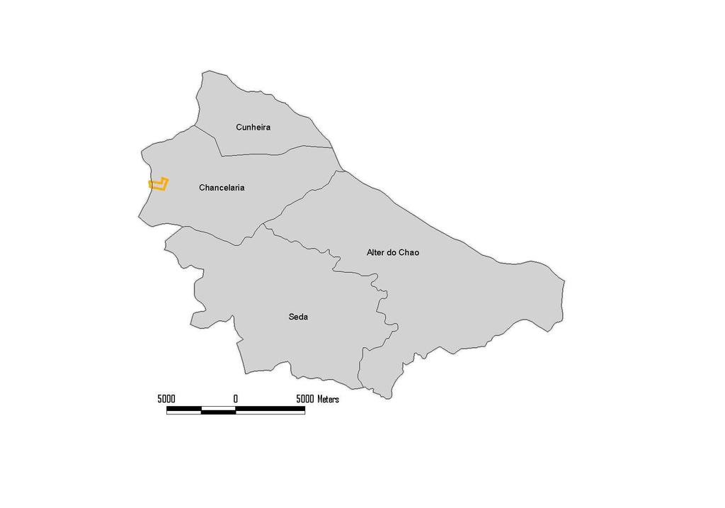 2. Localização A Suinicultura do Cortiço localiza-se na Herdade do Cortiço, na freguesia de Chancelaria, concelho de Alter do Chão, distrito de Portalegre.
