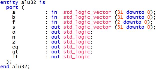 Unidade lógica e aritmética A unidade lógica e aritmética (ALU) é um circuito combinacional que permite a operação com números de 32 bits na notação complemento de dois.