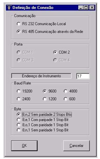 Figura 11 Definição da Conexão 3- Selecionar o