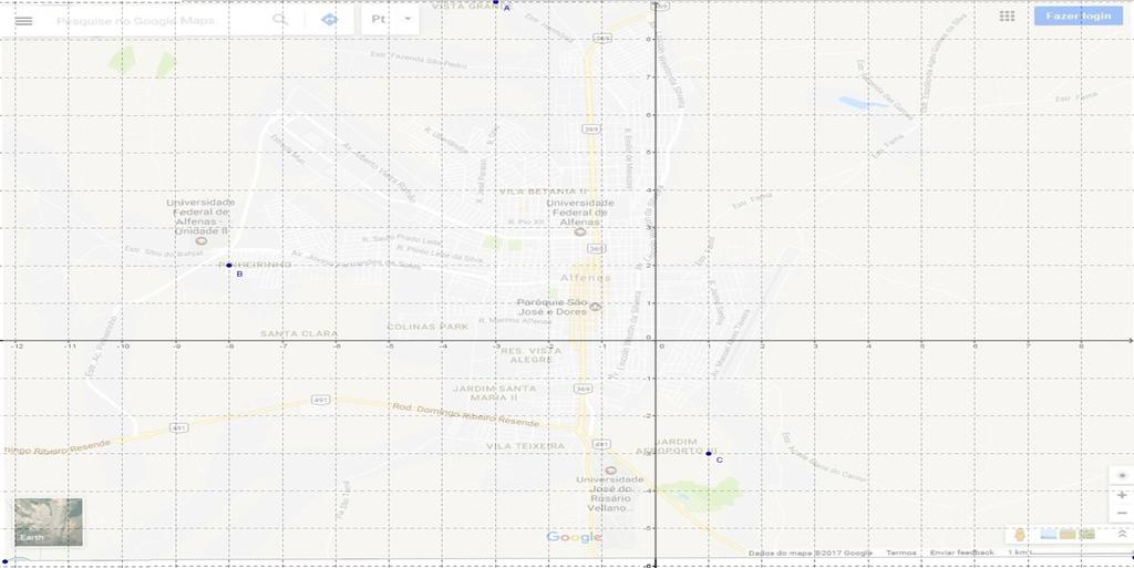 ISSN: 2317-0840 Tomaz et al. (2017) 83 Figura 4: Mapa da cidade de Alfenas.