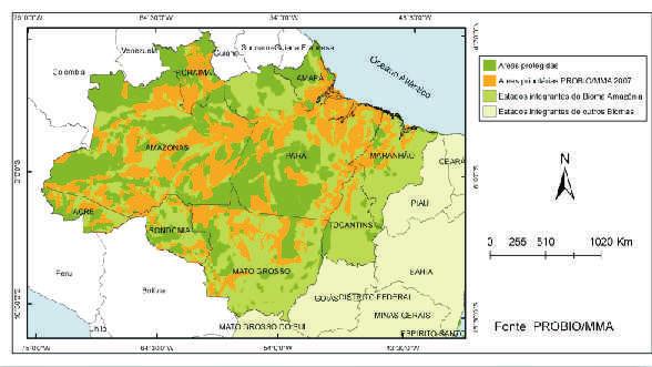 ambiental no Território Portal da Amazônia através de