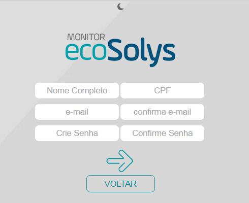 Figura 5: Tela inicial Monitor ecosolys 2.1.