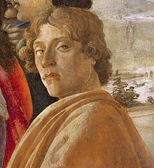 Sandro Botticelli Transmite um ritmo suave e gracioso às figuras. Seus temas eram tirados da Antiguidade grega ou da tradição cristã e buscam expressar o ideal de beleza do artista.