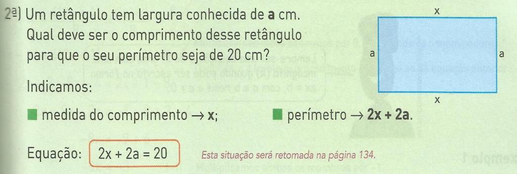 Plano de Aula isciplina: Matemática para 8º Ano Unidade: quações e istema de quações Assunto: quações do 1º Grau com uma incógnita Tempo: 50 Minutos bjetivos: s estudantes devem ser capazes de: