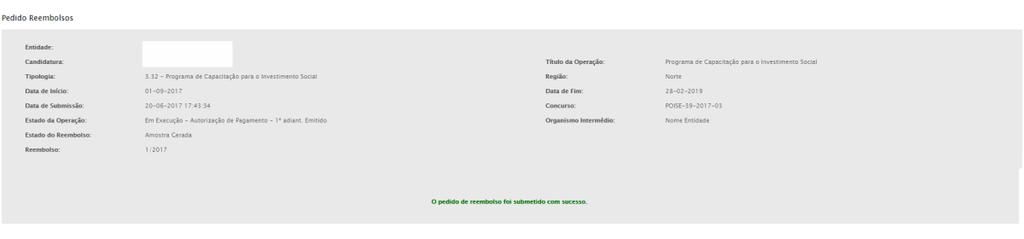 apresentadas e carregar de seguida no botão Confirmar, existente no canto inferior direito do ecrã.