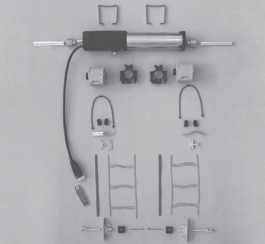 Motorizado 3 6 1 7 5 2 1. caixa (56 x 58 mm) 2. guia lateral 3. motor com 50 cm de cabo incluído, conector IP5 protegido. suporte fixação motor 5. guia de orientação 6. fio de subida / descida 7.