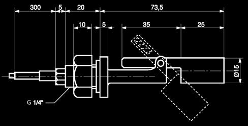 Visão geral dos modelos Modelo de chave de nível Descrição Instalação HLS-M11 Série em plástico Interno Cabo HLS-M12 Série em plástico Externo Cabo HLS-M21 Série em aço inoxidável Interno Cabo