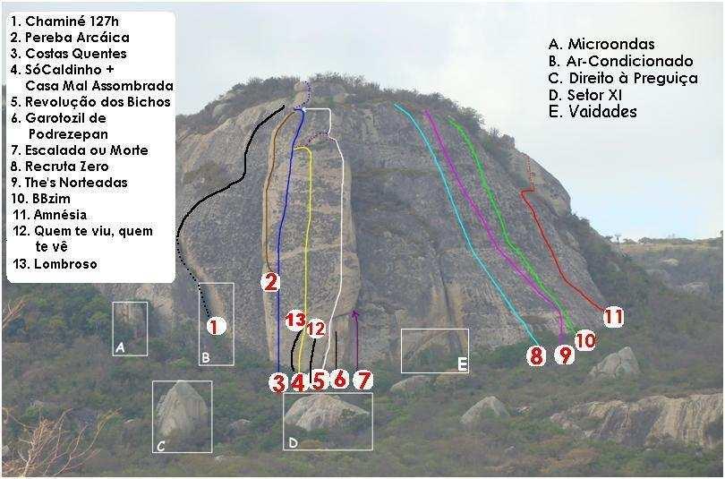 44 PEDRA DA BICUDA A Pedra da Bicuda é a formação mais interessante da região aos olhos dos escaladores,