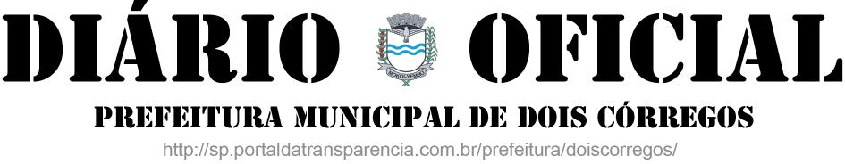 Terça-feira, 29 de Janeiro de 2019 Edição N 1.779 Caderno I MUNICÍPIO DE DOIS CÓRREGOS ESTADO DE SÃO PAULO LEI Nº 4.458, DE 17 DE JANEIRO DE 2019.