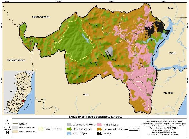 Perfil A B (área urbana) Este perfil está localizado na porção sudeste do município, corresponde a área