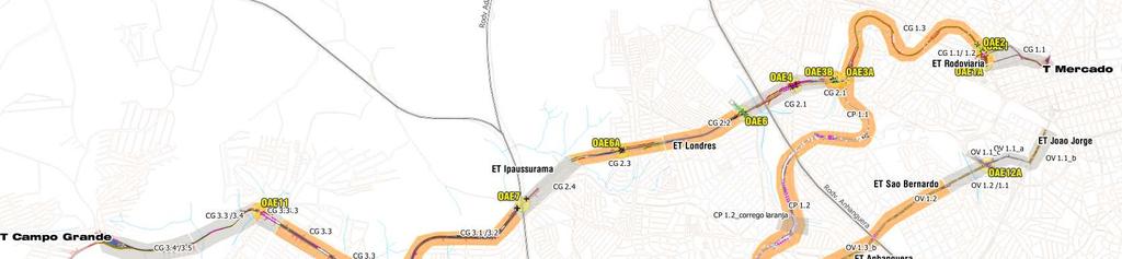 OBRAS EM GERAL RESUMO BRT 36,6 km extensão