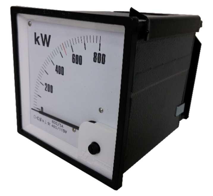 [1] Introdução Os indicadores analógicos de potência modelo EW (potência ativa - watts) tem por finalidade a medição da potência de um determinado circuito com forma de onda senoidal.