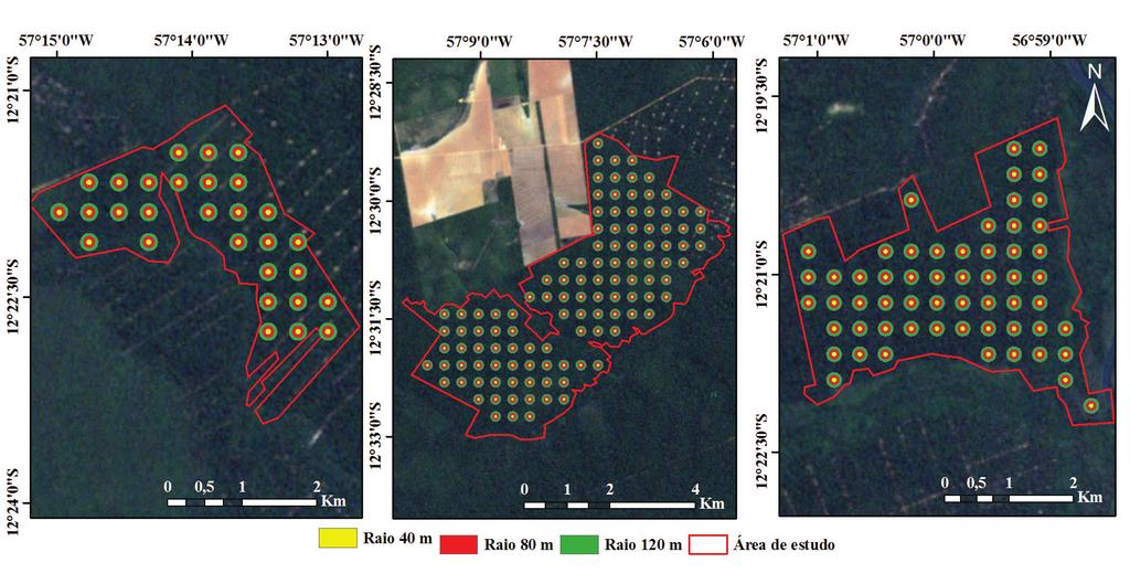 Modelos para estimativa de variáveis florestais com a utilização de imagens multiespectrais 173 Figura 1.