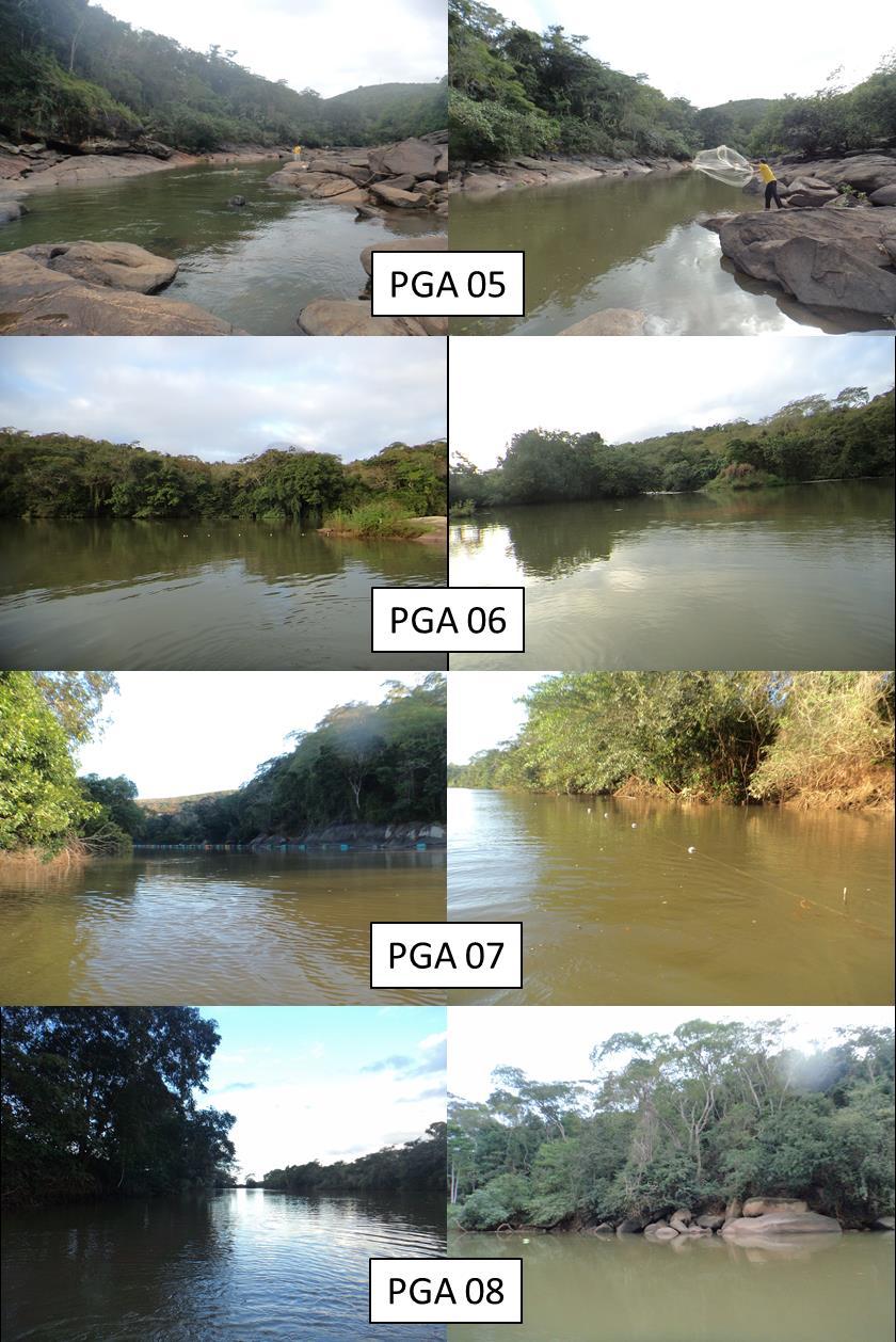 Figura 2 - Vista parcial dos pontos PGA 01, 02, 03 e 04.