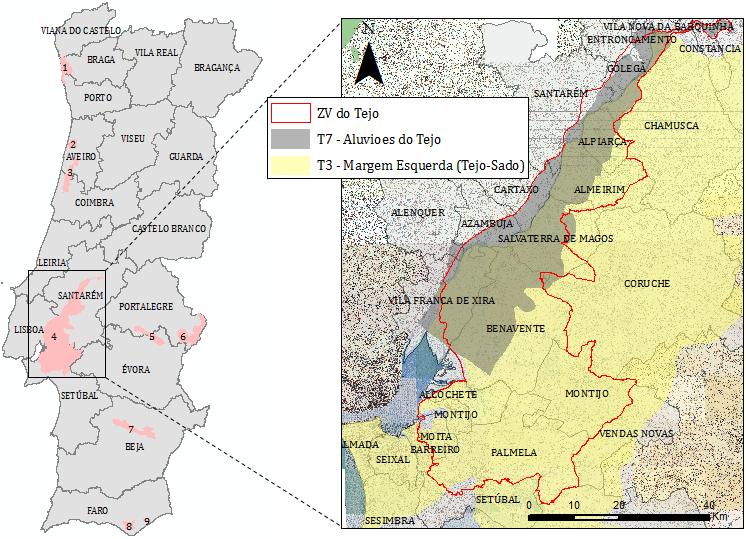 4. ZV TEJO Situa-se na região de