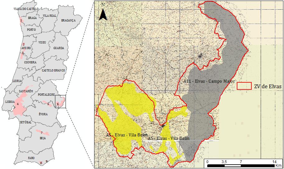 6. ZV ELVAS Situa-se na