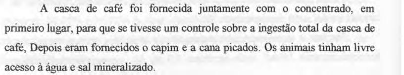 TABELA 02: Composição dos usados