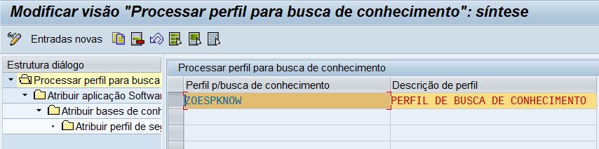 Artigo - Blog Guia de Configuração SAP T REX Descrição Breve Código da transação SAP IMG menu Definir perfis para busca de conhecimento N/A Customer Relationship Management > Interaction Center