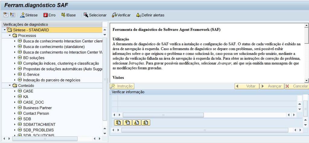 1. Configuração Artigo - Blog Guia de Configuração SAP T REX 1.1. Configuração do T-REX Descrição Breve Código da transação SAP IMG menu Verificar se a base standard esta como verde, caso não esteja,