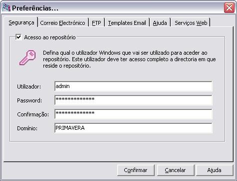 A única opção no Gestor PRIMAVERA BI em que são realizados acessos ao repositório sem recorrer a técnica de Personificação é a que permite executar Tarefas.