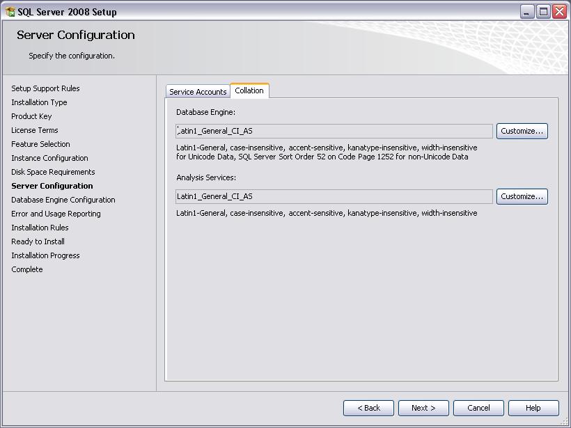 Seleccionar a opção Mixed Mode e adicionar a palavra-passe do System Administrator.