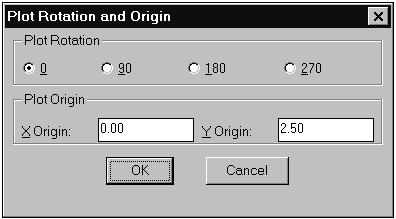 Na moldura Scale, Rotation and Origin, poderemos escolher três tipos de rotação - 90/180/270, para o desenho em relação à posição original.