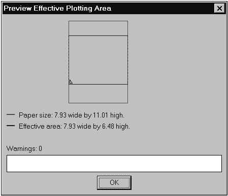 Para cada alteração feita na origem, recorra ao botão Preview do quadro de diálogo Print / Plot Configuration, antes de iniciar a impressão.