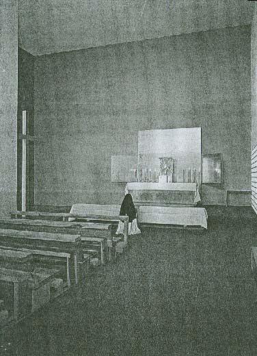 Figura 55 Vista do altar da capela do