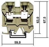 10~35,0mm 2 AWG 12~6 6~2 Decapagem do condutor 15,0mm 20,0mm Tampa de fechamento LTU4-AP16 (Bege) LTU4-AP35 (Bege) CONECTORES DE