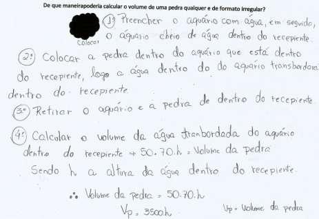 para a situação, atribuindo um significado para a incógnita usada (Figura 3).