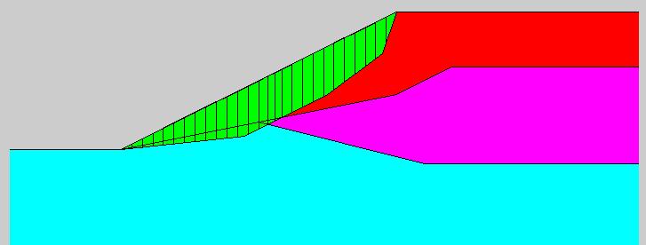 σ (kpa) Fg. 6.84 Superfíce de deslzamento (Método de Janbu, exemplo 2.3 TALUDES_Mv1) Fg. 6.85 Superfíce de deslzamento (Método de Janbu, exemplo 2.