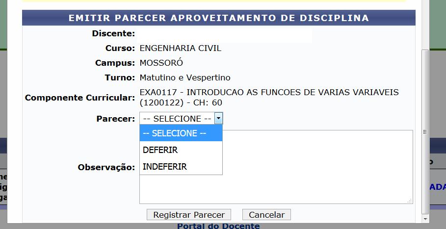 3º, Parágrafo único, Fica facultado ao professor solicitar complementação com tópico(s) que