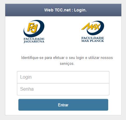 1) Realize o login com o mesmo usuário e senha que utiliza para acessar o Portal do Coordenador.