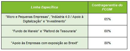 9. Incentivos Públicos Os apoios são concedidos ao abrigo do regime comunitário de auxílios de minimis: Bonificação da comissão de garantia mútua nos termos indicados no ponto anterior; caso, em