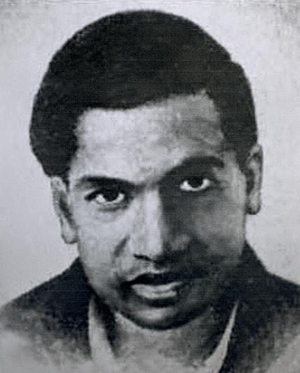 Figura 1: Foto de Ramanujan 1913 Escreve primeira carta a G. H.