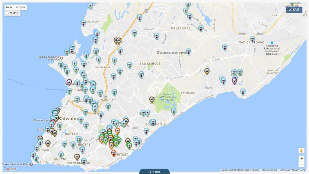 total de registros de casos suspeitos das arboviroses pelo