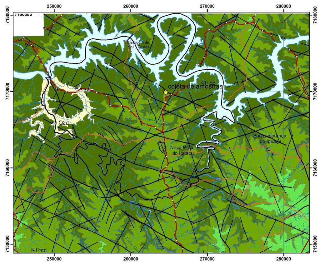 Área de Estudo Contexto Geológico Local Fácies Capanema tipo Paranapanema (TiO2 intermediário)