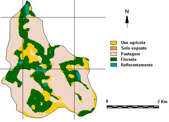 pastagem, uso agrícola, solo exposto e outros (Figuras 1 e 2). Figura 1.
