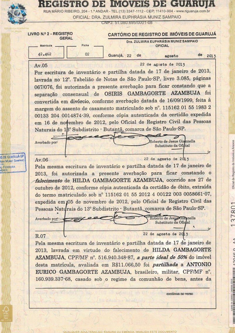 fls. 40 Este documento é cópia do original, assinado digitalmente por JOSE RENATO DE ALMEIDA MONTE e Tribunal de Justica Sao Paulo, protocolado em 15/07/2015 às 17:28, sob o número