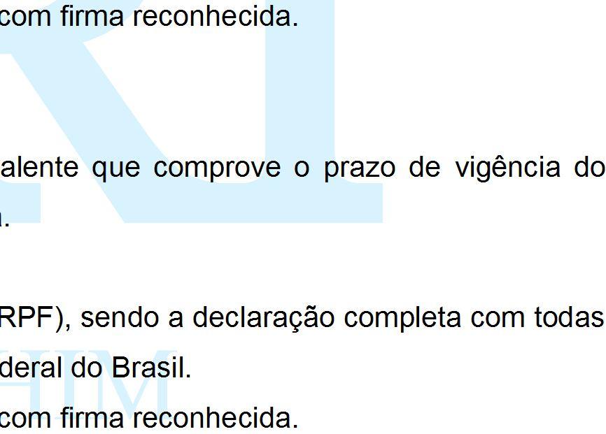 cartório) de declaração de renda bruta média mensal, especificando o tipo da atividade e o valor médio mensal.