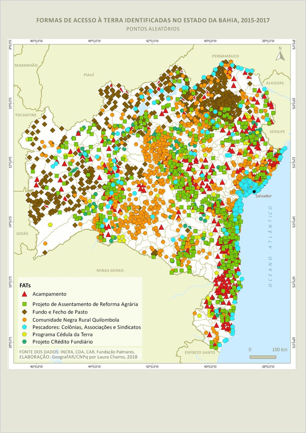 FORMAS DE ACESSO À TERRA IDENTIFICADAS NA LUTA.