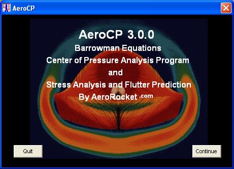 APLICATIVO AeroCP 3.0 (tutorial 1) Objetivos: 1) Aprender a usar o aplicativo AeroCP 3.