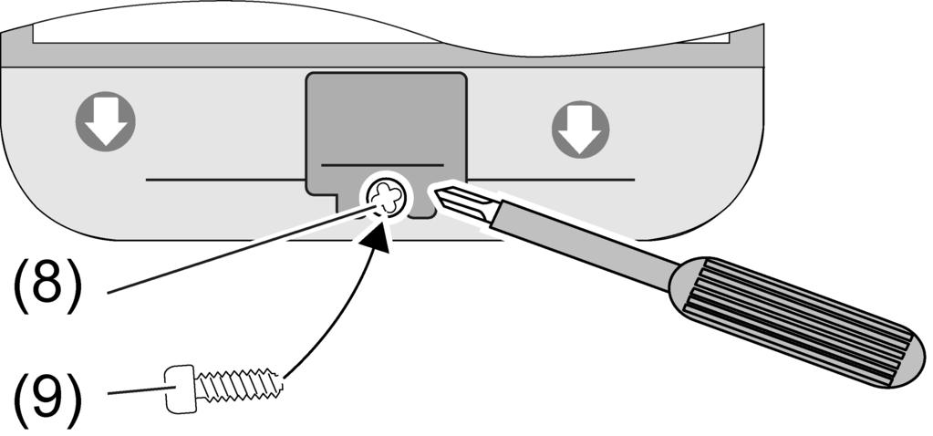 Bloquear o interruptor Imagem 15: Bloquear o interruptor Se necessário, o interruptor pode ser mecanicamente bloqueado na posição AUTO.