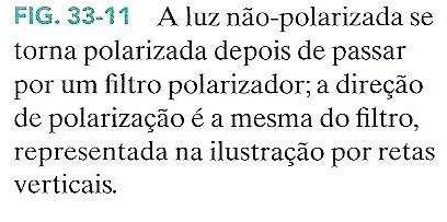 Polarização A componente do campo elétrico paralela à direção de polarização