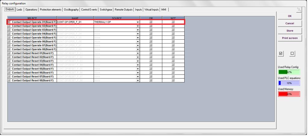 Para realizar essa tarefa é necessário acessar o Relay Configuration. Clique no menu Setpoint e em seguida escolha a opção Relay Configuration. Figura 12 Após abrir a janela, acesse a aba Outputs.