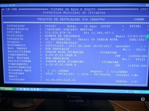 Cadastro mínimo das unidades usuárias: Nome completo CPF/CNPJ Código de consumidor ou número de inscrição da unidade usuária Endereço da unidade usuária Atividade desenvolvida Número de economias por